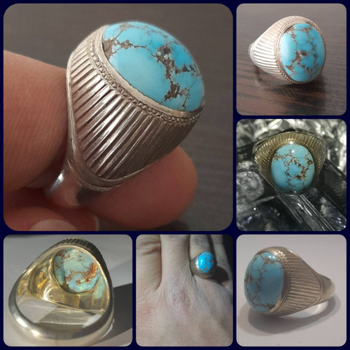 خرید انگشتر فیروزه نیشابوری