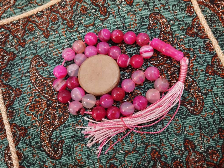 خرید تسبیح صورتی