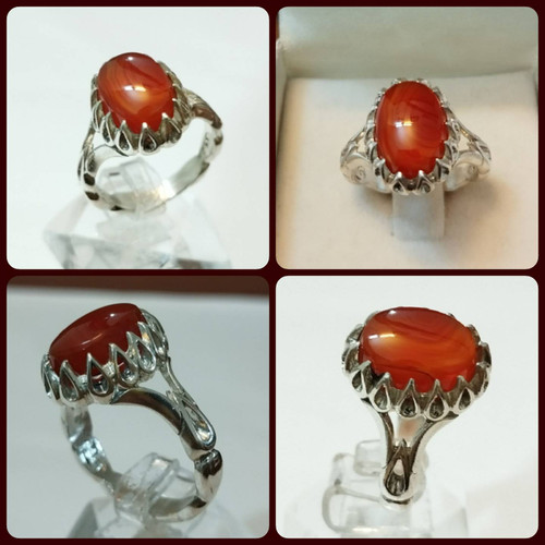 خرید انگشتر اسپرت عقیق یمنی