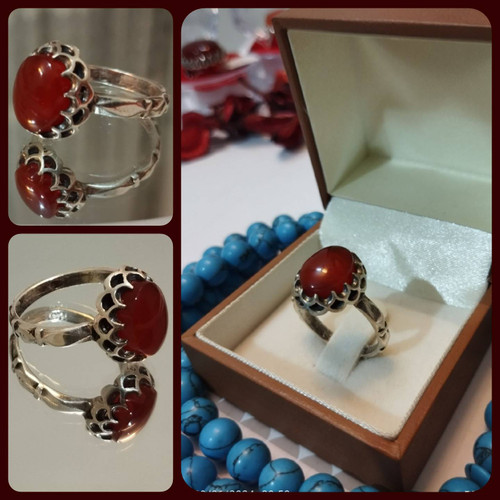 خرید عقیق سرخ یمنی طوقدرا یمانی یمنی